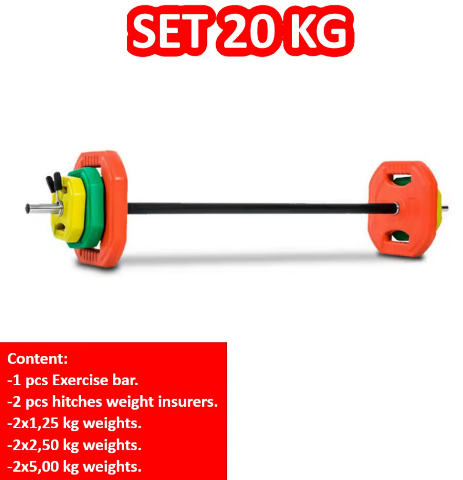 Set de Pesas con Barra para Body Pump y Musculación - EnvÃo Gratis desde España
