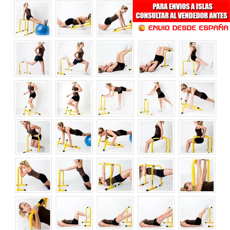 PARALLEL BARS FOR CALISTENIA, DIPS CROSS TRAINING MUSCULATION TRAINING SHIPPING FROM SPAIN