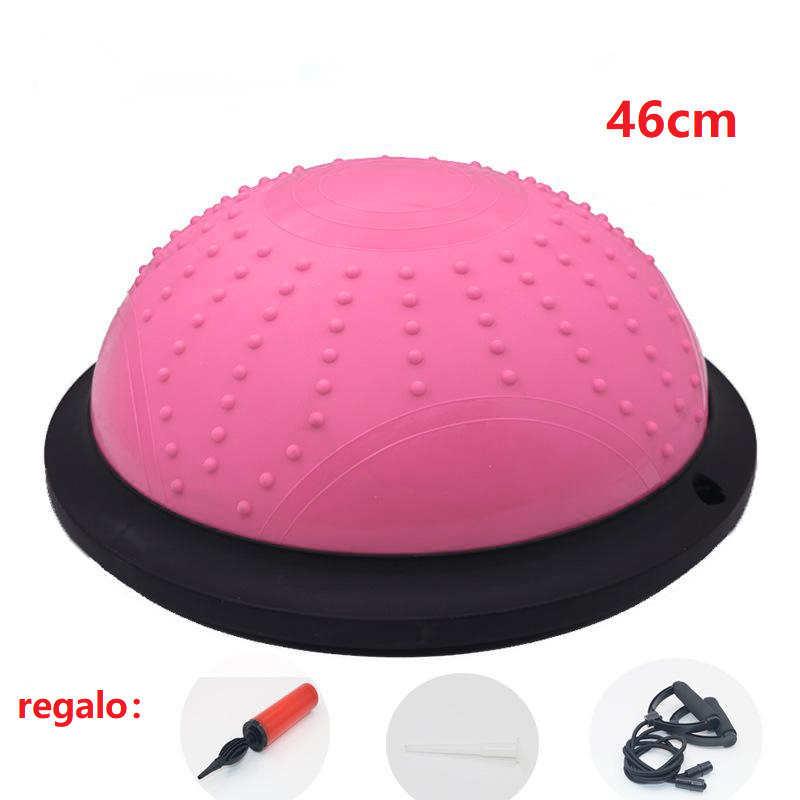 YOGA BALL, BALANCE TRAINING, PILATE UP, BALANCE AIR STEP, 46 CM, 58 CM, 64 CM, BOSU WITH INFLATOR, SHIPPING FROM SPAIN