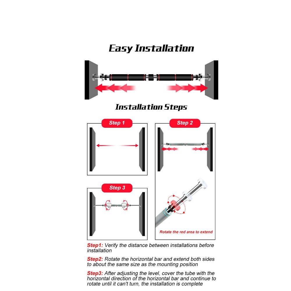DOMINATE BAR, ADJUSTABLE, EXTENDABLE, FOR WALL, PULL UP, FREE SHIPPING