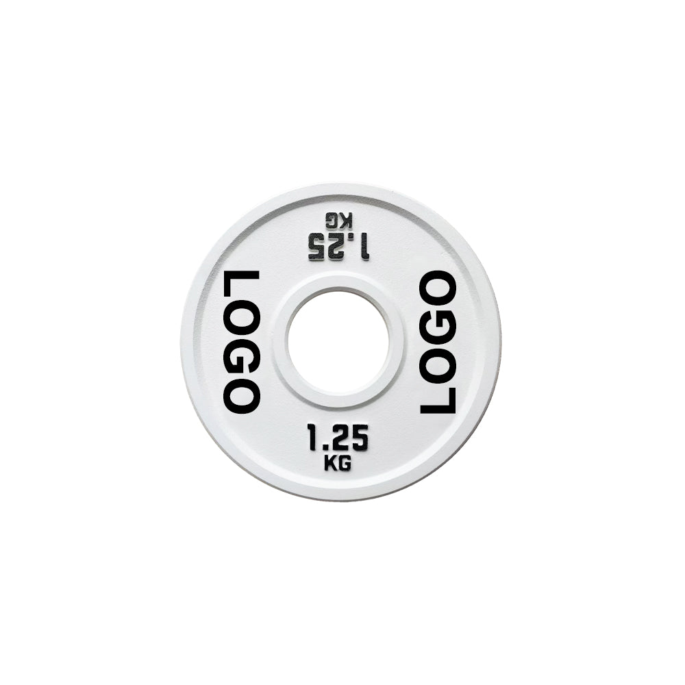 Cast Iron Weight Plates, 1.25kg - 2.5kg - 5kg - 10kg - 15kg - 20kg - 20kg, for Competition and Powerlifting