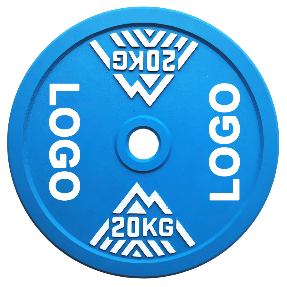 Cast Iron Weight Plates, 1.25kg - 2.5kg - 5kg - 10kg - 15kg - 20kg - 20kg, for Competition and Powerlifting