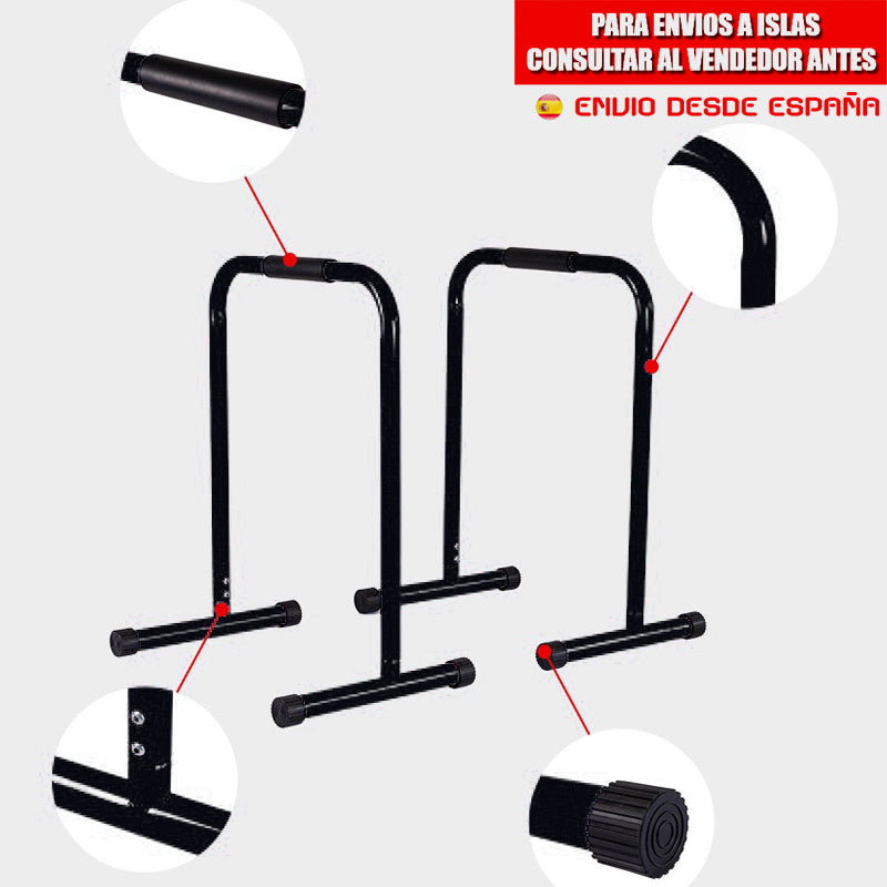 PARALLEL BARS FOR CALISTENIA, DIPS CROSS TRAINING MUSCULATION TRAINING SHIPPING FROM SPAIN