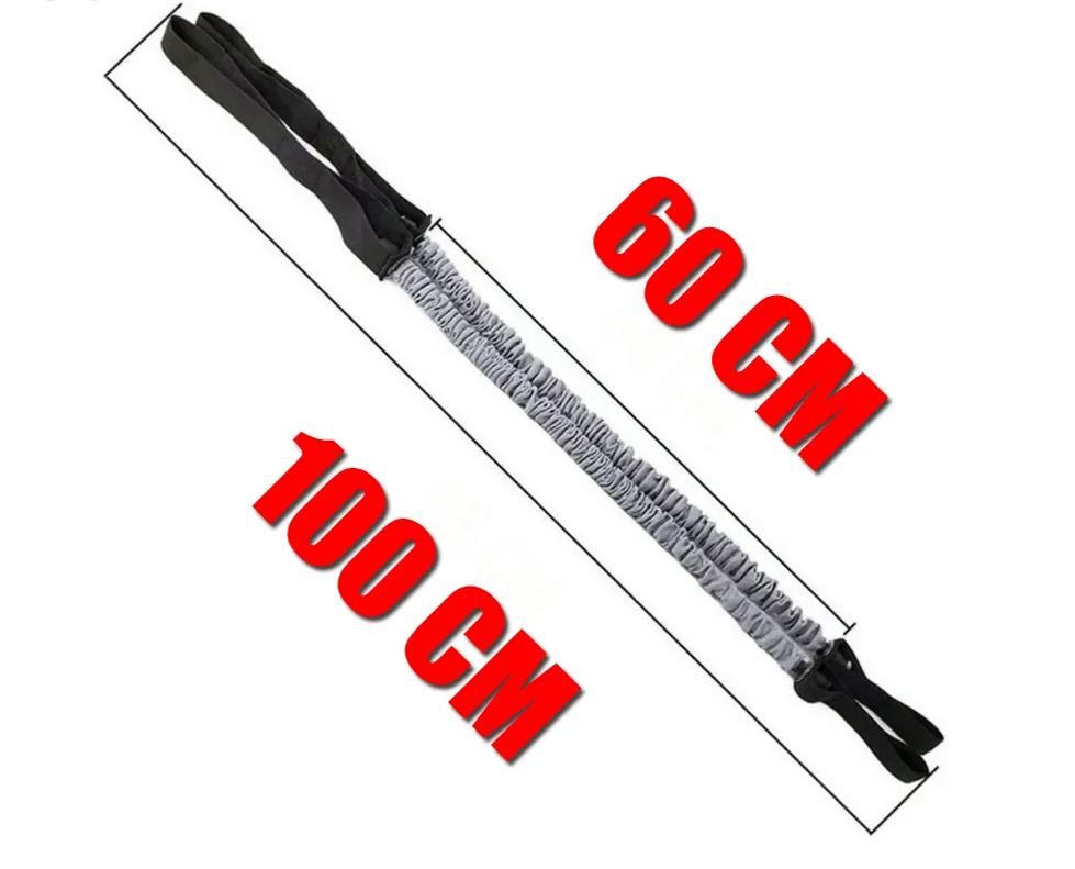 PACK ABS wheel with 2 units elastic rope strength and training mat