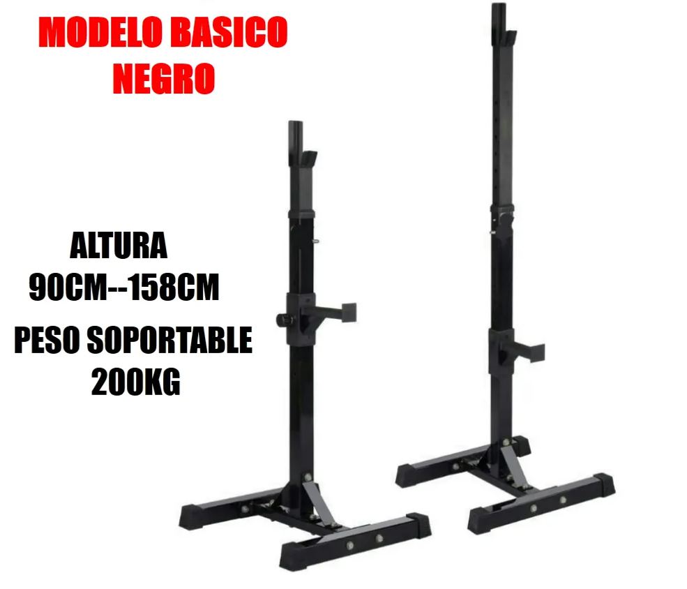 MULTIFUNCTION SHELF SUPPORT FOR BARS AND WEIGHTS | ADJUSTABLE SQUAT RACK FOR MUSCULATION SQUATS | SHIPPING FROM SPAIN