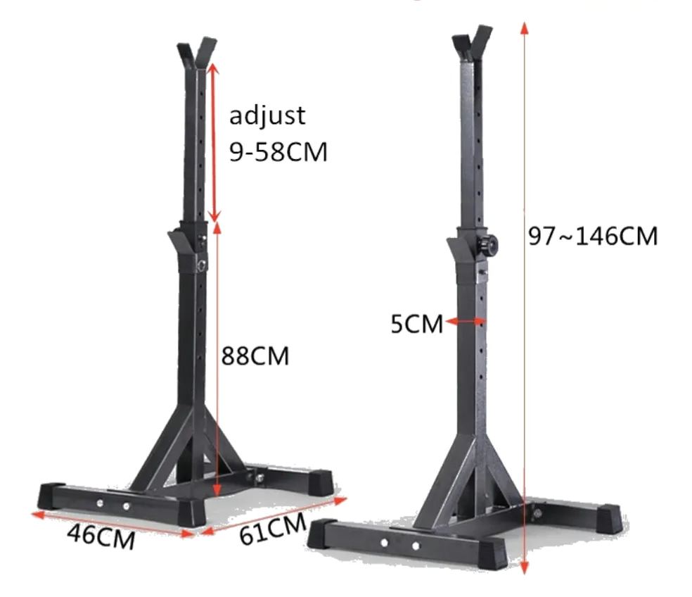 MULTIFUNCTION SHELF SUPPORT FOR BARS AND WEIGHTS | ADJUSTABLE SQUAT RACK FOR MUSCULATION SQUATS | SHIPPING FROM SPAIN