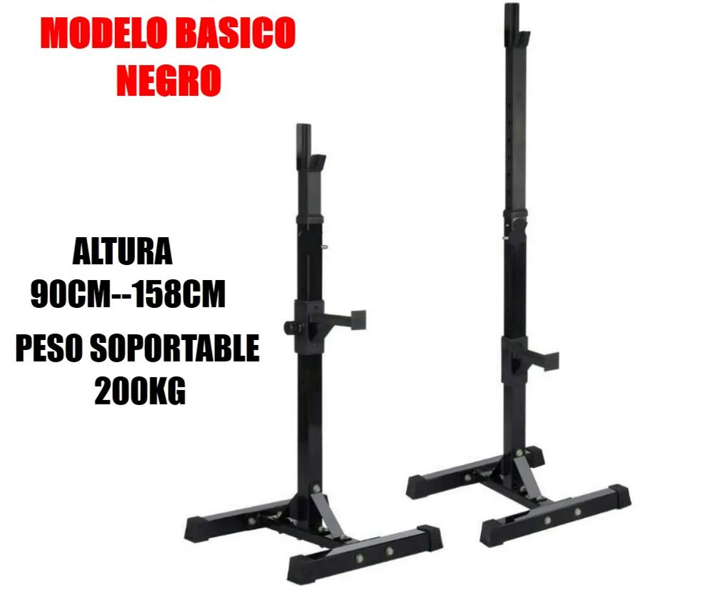 MULTIFUNCTION SHELF SUPPORT FOR BARS AND WEIGHTS | ADJUSTABLE SQUAT RACK FOR MUSCULATION SQUATS | SHIPPING FROM SPAIN