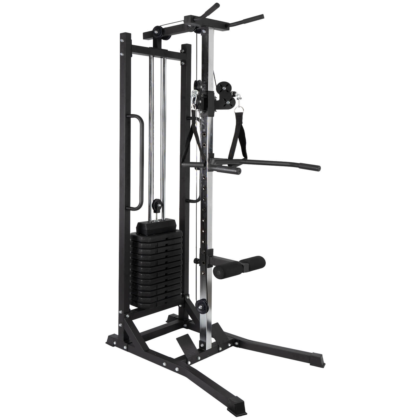 Máquina de Musculación Multiestación Musculación,Maquina Multifuncion Musculacion para Estación de dominadas con Pesas,Maquina Gimnasio para Fitness Gimnasio en Casa, Ejercitar Parte Superior Cuerpo