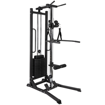 Máquina de Musculación Multiestación Musculación,Maquina Multifuncion Musculacion para Estación de dominadas con Pesas,Maquina Gimnasio para Fitness Gimnasio en Casa, Ejercitar Parte Superior Cuerpo