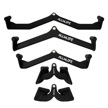 Power Bar Lat Pull Down Bar Attachments, Accesorio de Gimnasio, Fitness, Tríceps, Espalda, Hombros，Perchas para accesorios