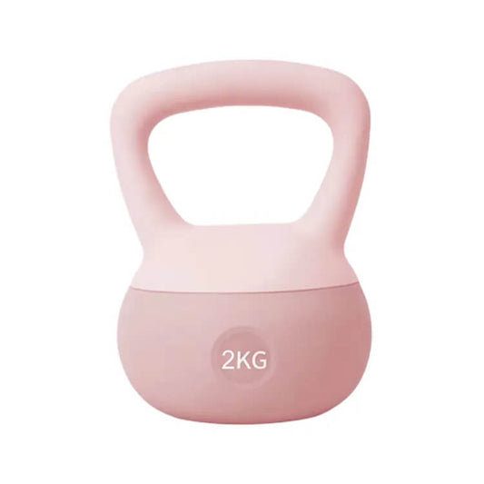 Hot Selling Home Fitness 2kg, 4kg, 6kg, 8kg, 10kg, 12kgTraining Gym Strength Floor Protect PVC iron sand Soft Kettlebell