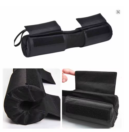 Almohadilla Protectora para Barra de Pesas de 44 cm, Acolchada con Espuma y Antideslizante, Protector de Cuello y Hombros para Sentadillas, Hip Thrust y Fitness