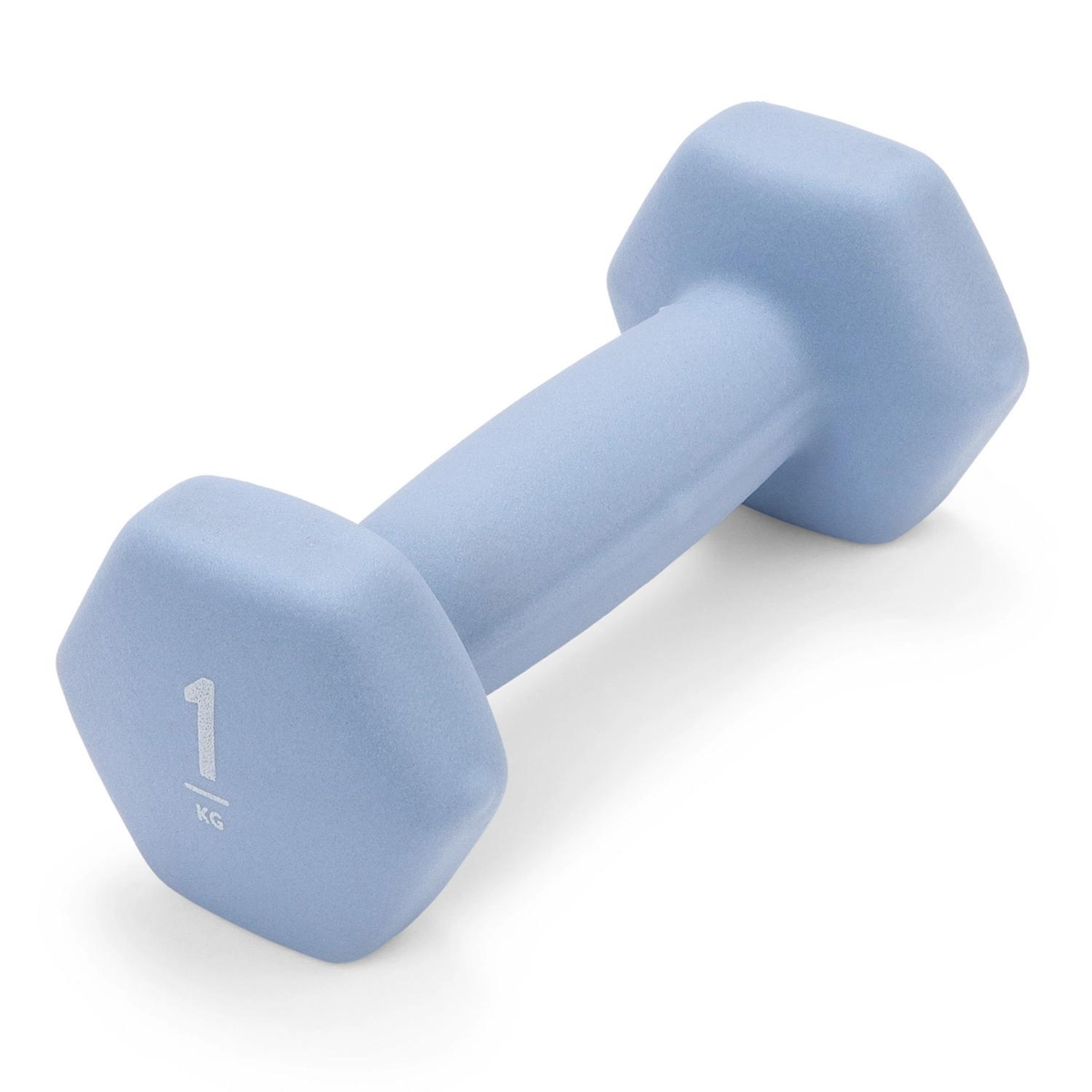 Juego de 2 Mancuernas Hexagonales de Vinilo, Pesas con Núcleo de Hierro y Revestimiento Antideslizante, para Fitness, Musculación y Entrenamiento en Casa, de 1 a 6 kg