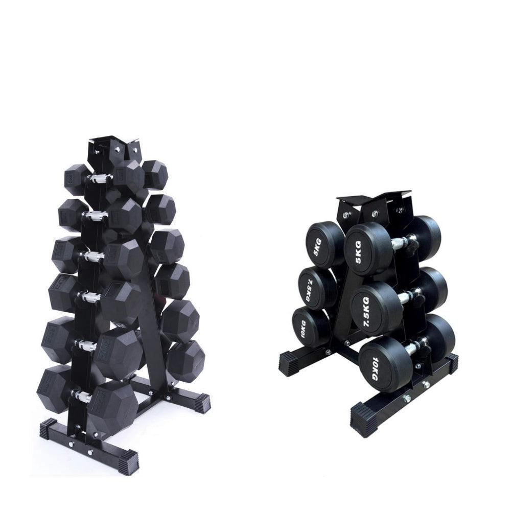 RACK bracket for 6 unit dumbbells and 12 unit dumbbells