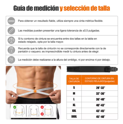 Cinturón de Halterofilia de Cuero con Hebilla de Palanca Metálica Ajustable, 27 Posiciones de Ajuste, Soporte Lumbar para Sentadillas, Peso Muerto y Musculación, Negro