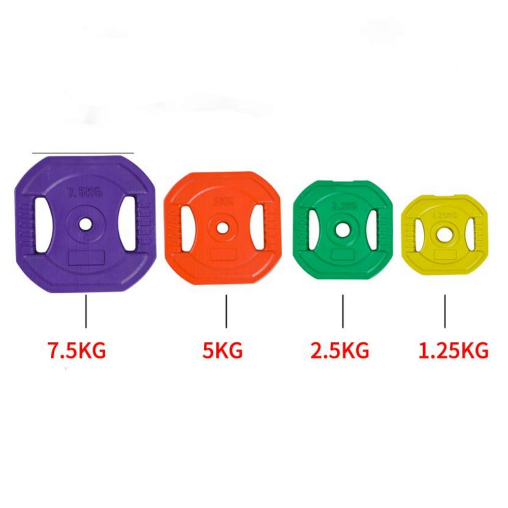 GYM BAR, WEIGHT DISCS, 1.25-7.5 KG, WITH GRIP, FOR BODY PUMP, SHIPPING FROM SPAIN