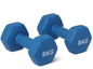 Juego de 2 Mancuernas Hexagonales de Vinilo, Pesas con Núcleo de Hierro y Revestimiento Antideslizante, para Fitness, Musculación y Entrenamiento en Casa, de 1 a 6 kg