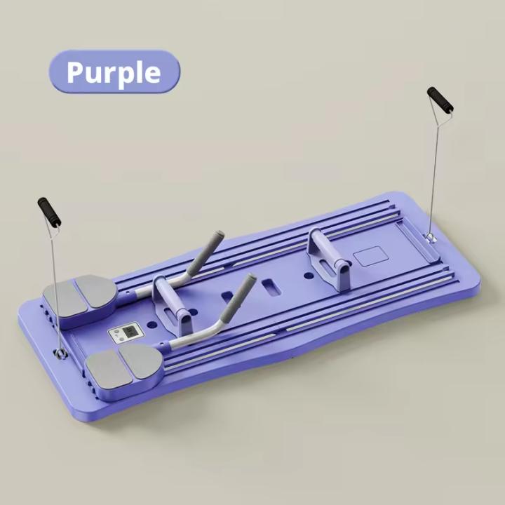 Reformer de Pilates Plegable para Casa, Tabla de Pilates Multifuncional
