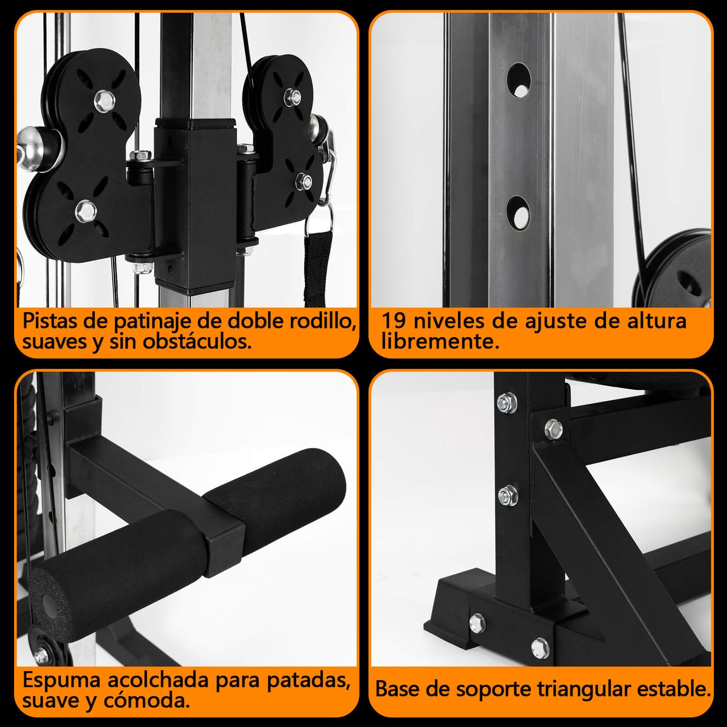 Máquina de Musculación Multiestación Musculación,Maquina Multifuncion Musculacion para Estación de dominadas con Pesas,Maquina Gimnasio para Fitness Gimnasio en Casa, Ejercitar Parte Superior Cuerpo