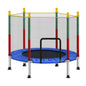 Trampolín portátil para niños de 140 cm / 160 cm,Cama elástica - trampolín 6FT， 8FT ideal para regalo de Navidad, espuma anticolisión para saltar y actividades de trampolín interior en trampolín interior para 4-15 años
