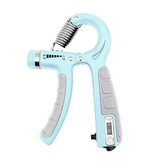 Hand Grip,Antebrazos Fortalecer con FuncióN de Conteo,Fortalecedor de Agarre con Resistencia Ajustable 5-60kg,Fortalecedores de Mano para Entrenar El Agarre,Dedos, La Muñeca Macaron verde