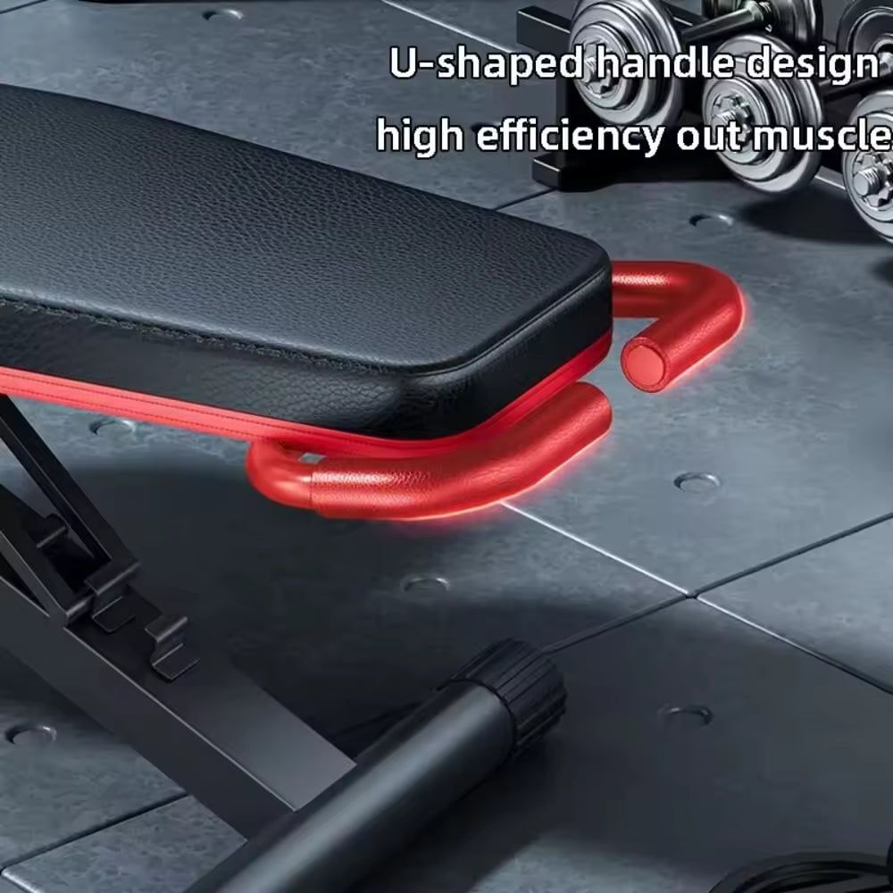 Silla Romana Ajustable Para Gimnasio En Casa, Banco De Extensión De Espalda Plegable Para Entrenamiento De Núcleo, Cadera Y Espalda Baja, Banco De Hiperextensión Multifuncional Con Cuerda De Tensión