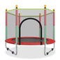 Trampolín portátil para niños de 140 cm / 160 cm,Cama elástica - trampolín 6FT， 8FT ideal para regalo de Navidad, espuma anticolisión para saltar y actividades de trampolín interior en trampolín interior para 4-15 años