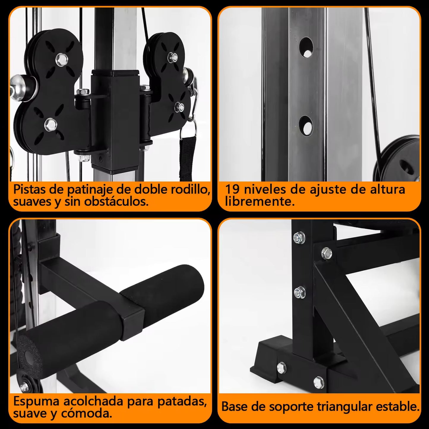 Máquina de Musculación Multiestación Musculación,Maquina Multifuncion Musculacion para Estación de dominadas con Pesas,Maquina Gimnasio para Fitness Gimnasio en Casa, Ejercitar Parte Superior Cuerpo