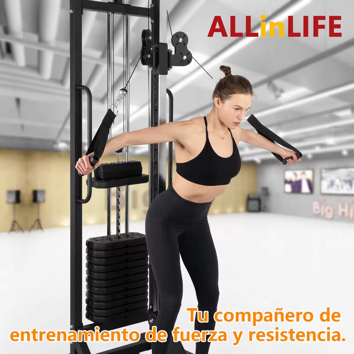 Máquina de Musculación Multiestación Musculación,Maquina Multifuncion Musculacion para Estación de dominadas con Pesas,Maquina Gimnasio para Fitness Gimnasio en Casa, Ejercitar Parte Superior Cuerpo