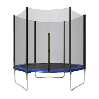 Trampolín al aire libre, trampolines redondos de 6 FT, 8 FT con red de cierre de seguridad, escalera, postes acolchados, trampolín de rebote combinado resistente a la intemperie para niños adultos