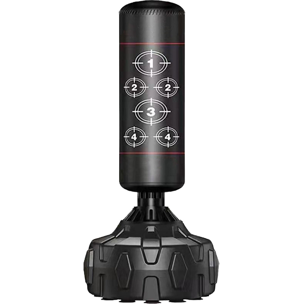 Saco de Boxeo de Pie 170cm para Adultos | Punching Ball con Amortiguador para MMA, Karate y Kickboxing | Base Rellenable 80kg/50kg