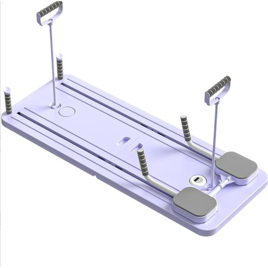 Pilates Reformando Compacto, 4 en 1 Pilates Plegable,La rueda abdominal push-up rebota automáticamente temporizador,Tabla Abdominal Pilates Multifunción para el Hogar y el Gimnasio