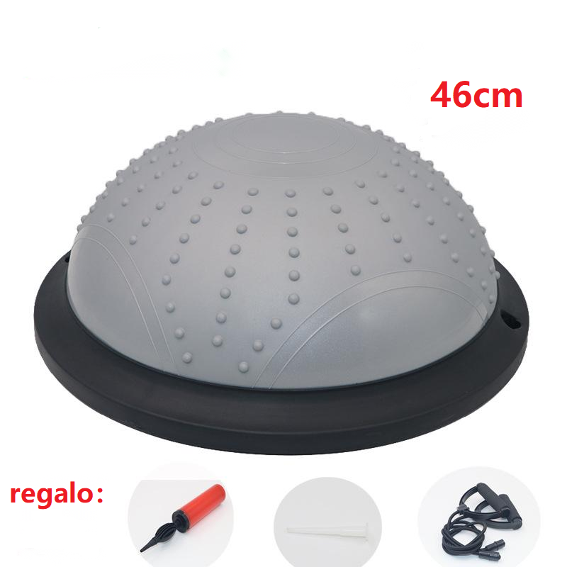 YOGA BALL, BALANCE TRAINING, PILATE UP, BALANCE AIR STEP, 46 CM, 58 CM, 64 CM, BOSU WITH INFLATOR, SHIPPING FROM SPAIN