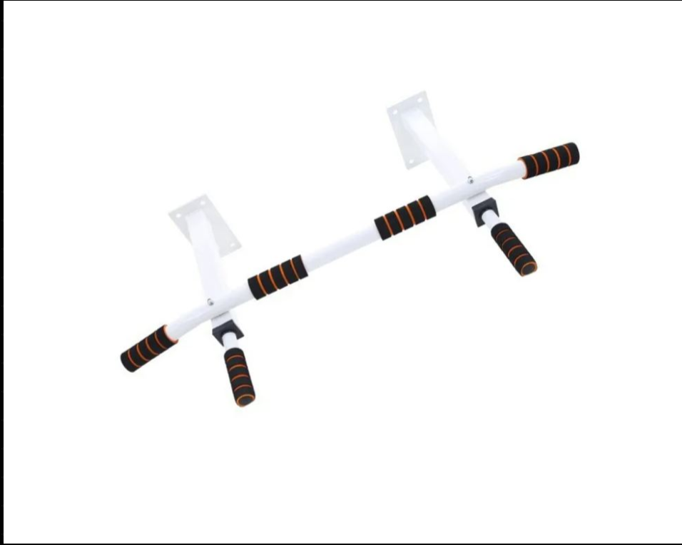 Equipo de suspensión Puerta segura y estable Barra de fitness de acero con dominadas ajustable Montada en la pared Barra de dominadas horizontal