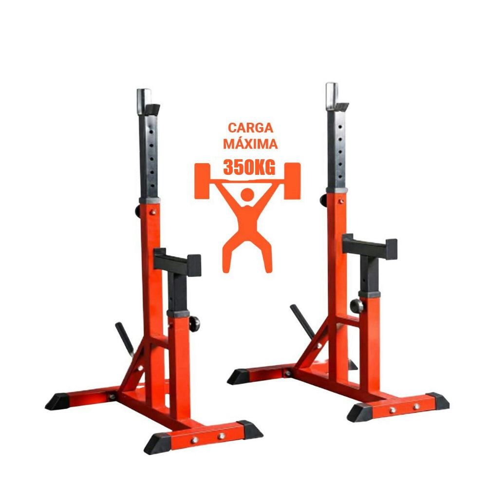 ADJUSTABLE CAGE SHELF SUPPORT FOR BAR AND WEIGHTS | SQUAT RACK FOR MUSCULATION TRAINING, SQUATS, SHIPPING FROM SPAIN