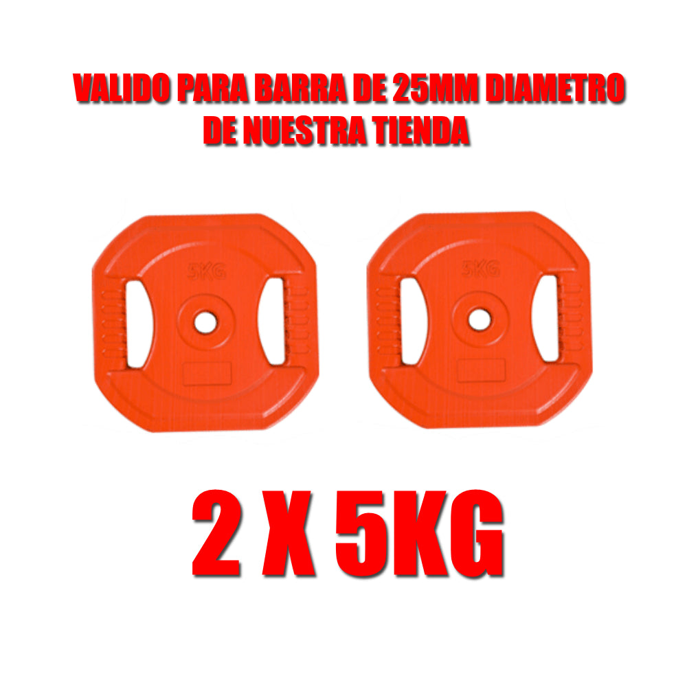 GYM BAR, WEIGHT DISCS, 1.25-7.5 KG, WITH GRIP, FOR BODY PUMP, SHIPPING FROM SPAIN