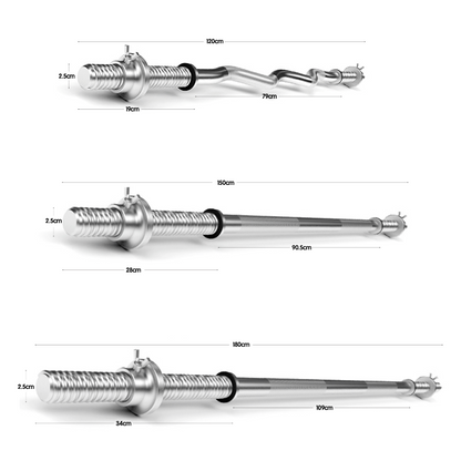 WEIGHT DISCS 2.5KG-5KG-7.5KG-10KG-15KG, BAR FOR WEIGHTS, 1.8 M, 1.5 M, 1.2 M, FOR MUSCULATION. SHIPPING FROM SPAIN
