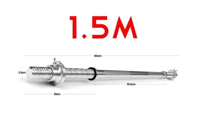 WEIGHT DISCS 2.5KG-5KG-7.5KG-10KG-15KG, BAR FOR WEIGHTS, 1.8 M, 1.5 M, 1.2 M, FOR MUSCULATION. SHIPPING FROM SPAIN