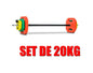 BAR WITH WEIGHTS, BARBELL AND ACCESSORY, FOR BODY PUMP, MUSCULATION, FITNESS, 20-50 KG, FREE SHIPPING